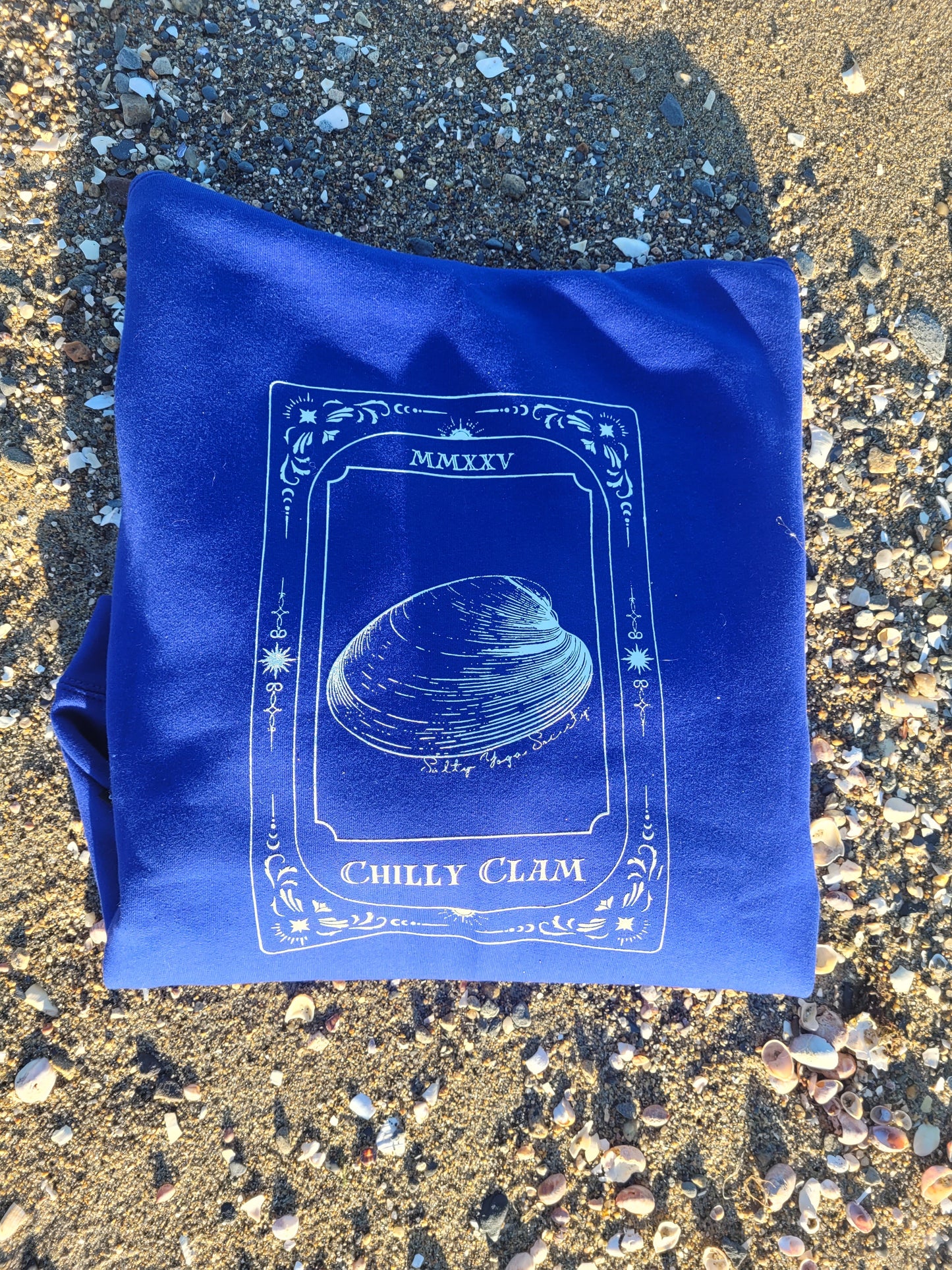 Hooded Sweatshirt - Chilly Clam Unique Loteria Design